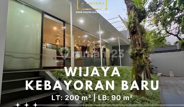 Rumah Komersial Wijaya Kebayoran Baru Lokasi Strategis