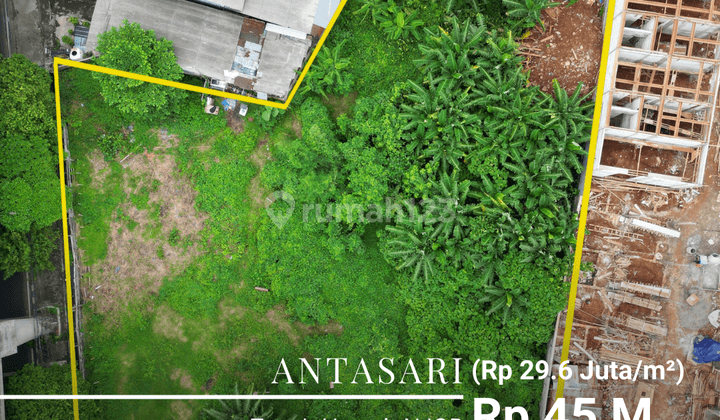 Tanah Antasari Raya Hampir Njop Luas 1.518 m² 1