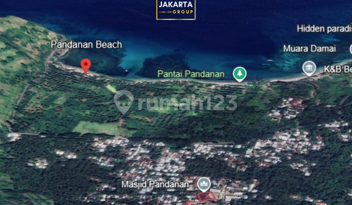 Beachfront Land Lombok Utara Zona Pariwisata Komersial Cocok Untuk Investasi Jangka Panjang