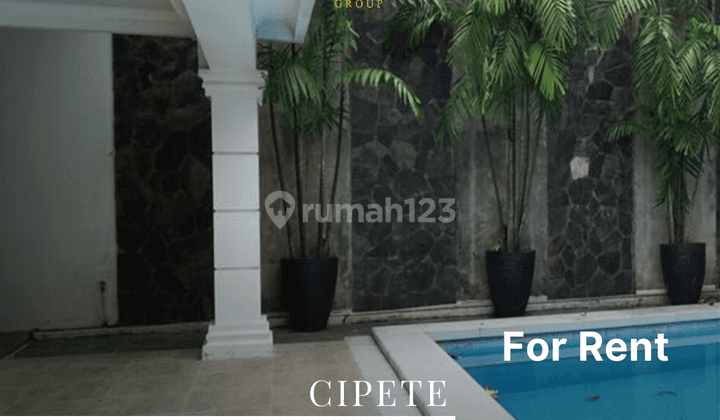 For Rent Rumah Cipete Dekat Sekolah Perancis Ada Pool Carport 1