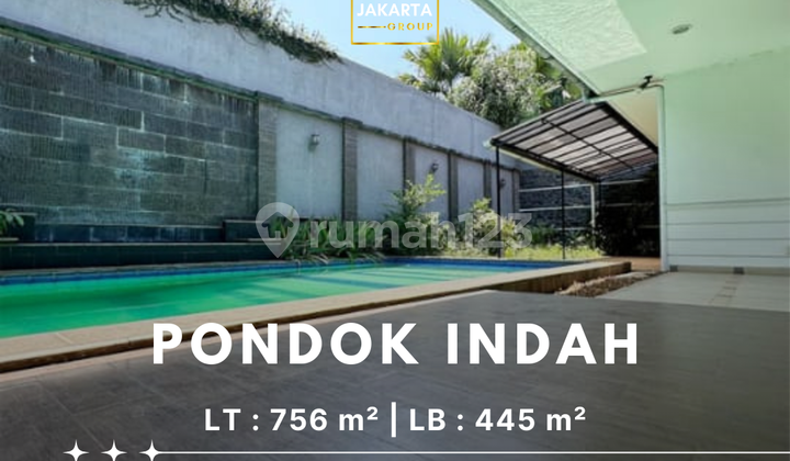 Rumah Pondok Indah Lingkungan Asri & Prestisius Dekat PIM