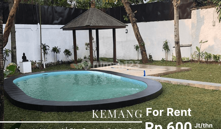 For Rent Rumah Kemang Dalam Komplek Tenang Asri  1