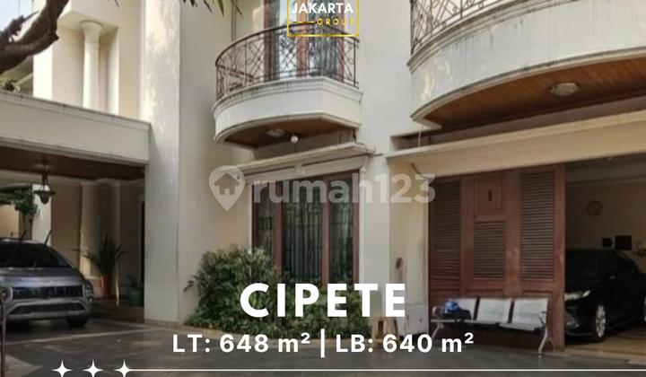 Turun Harga Rumah Cipete Strategis Dekat Cipete Raya, Sekolah Prancis & Stasiun MRT