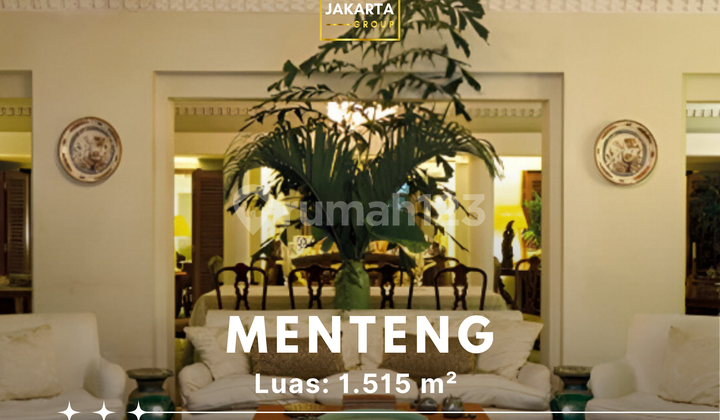 Luxury House Menteng Lokasi Super Premium Cocok Untuk Hunian, Kedutaan atau High End Investment