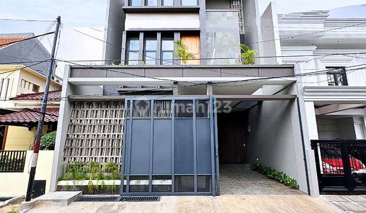 Rumah Pondok Indah 3 Lantai+rooftop Minimalis Dalam Komplek 1