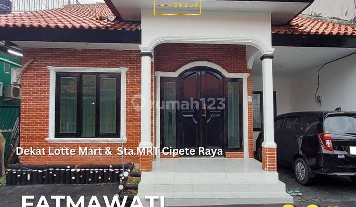 Rumah 2 Lantai Semi Furnished Dekat St Mrt  1