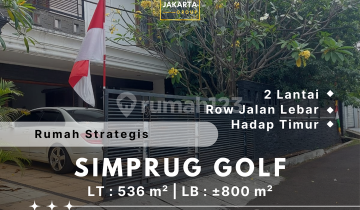 Rumah 2 Lantai Simprug Area Strategis Dekat Senayan & Sudirman