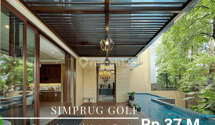 Rumah Simprug Golf 3 Lantai Carport Luas Prime Area Dekat Senayan 1