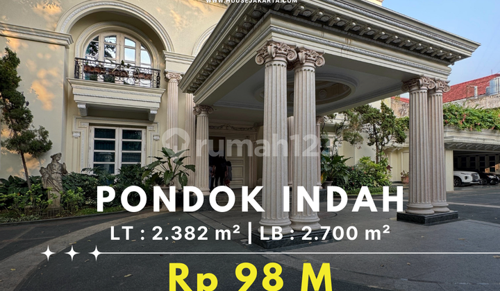 Luxury Home in Pondok Indah NJOP Price Private Pool Carport Spacious