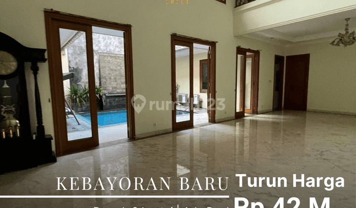 Turun Harga Rumah 2 Lantai Ada Pool, Garasi Carport Luas  1