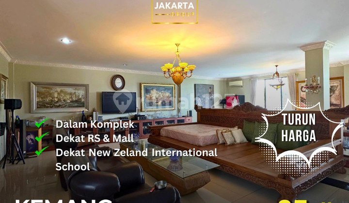Rumah Kemang Semi Furnished Dalam Komplek, Taman, Garasi & Carport Luas Rumah Kemang Semi Furnished Dalam Komplek, Taman, Garasi & Carport Luas
