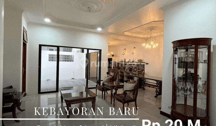 Rumah Hook Kebayoran Baru 2 Lantai Jalan Lebar di Dekat Scbd 1