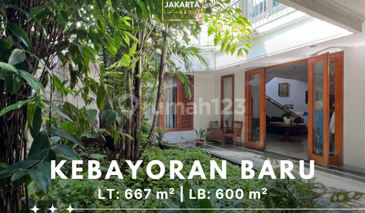 Rumah Kebayoran Baru Prime Area Row Jalan Lebar 3 Mobil