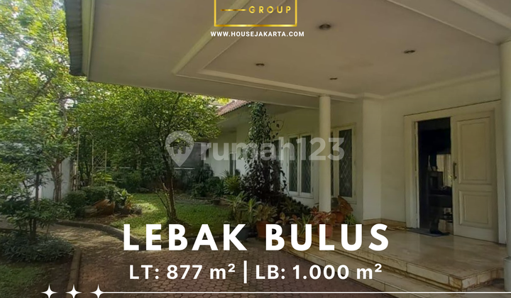 Cheapest House in Lebak Bulus, Price Reduced, Spacious Garden & Carport