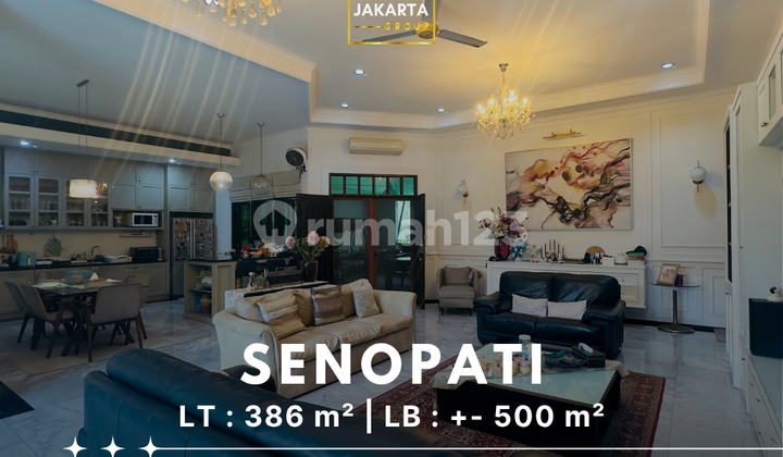 Rumah Senopati Kawasan Elite Dekat SCBD Lingkungan Tenang & Aman