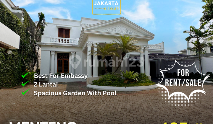 Rumah Modern Tropical Private Pool Prime Area Menteng, Best For Embassy Rumah Modern Tropical Private Pool Prime Area Menteng, Best For Embassy