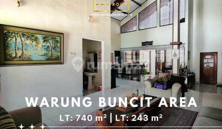 Rumah Warung Buncit Area . Akses Mudah ke Gatsu, Kemang & Tb Simatupang