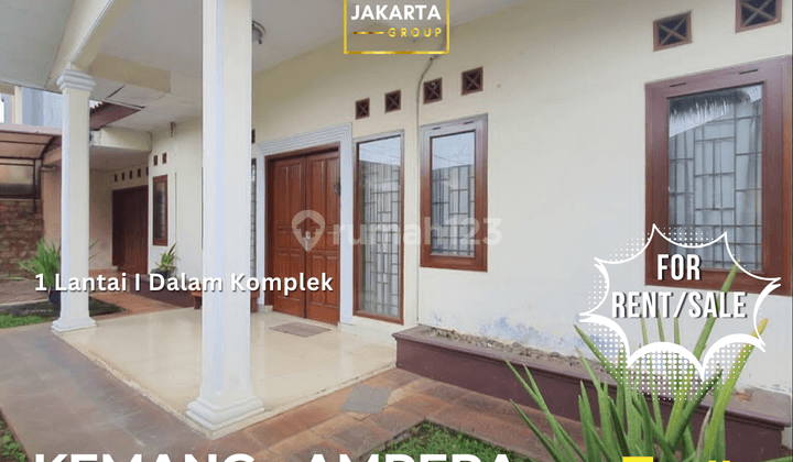 Rumah Cantik 1 Lantai Dalam Komplek Ada Carport Dekat Kemang 1