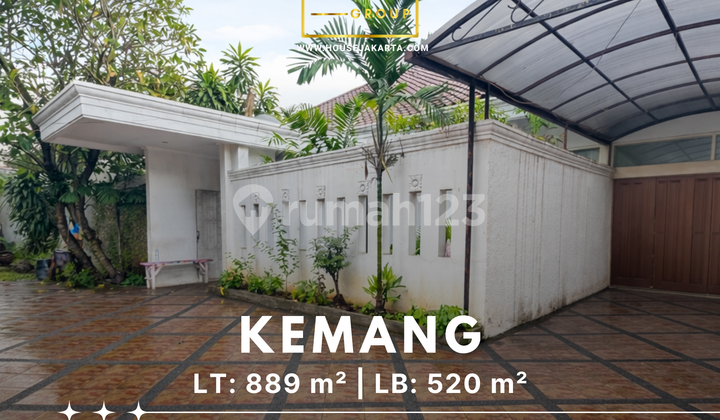 Rumah Kemang Prime Area . Bebas Banjir & Row Jalan Lebar . Dekat Kemang Raya 1