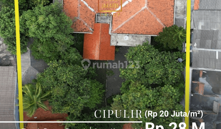 Rumah Hitung Tanah Area Komersil Luas Tanah 1.398 m² Dekat Apt Pakubuwono Terrace 1