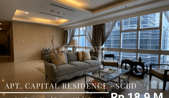 Apartement The Capital Residence Private Lift 4 Br 1