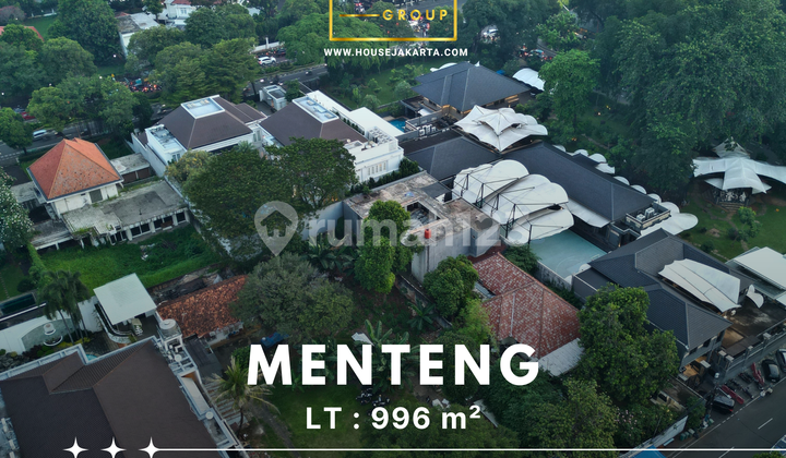 Rare Tanah Ring 1, Ada 2 Kavling Boleh Dibeli 1 Kavling . Kawasan Eksklusif Menteng