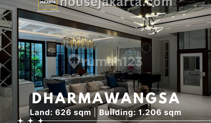 Rumah Mewah Dharmawangsa Kawasan Elite Kebayoran Baru Fully Furnished