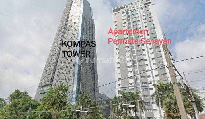 Dijual Apt Permata Senayan 2br Njop Rp 1,4 M Kebayoran 1