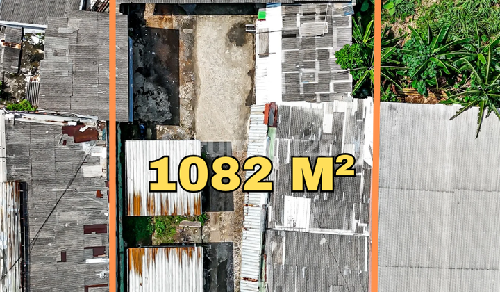 Dijual Tanah 1082sqm Lokasi Strategis Sangat Cocok Untuk Banyak Usaha SHM 1