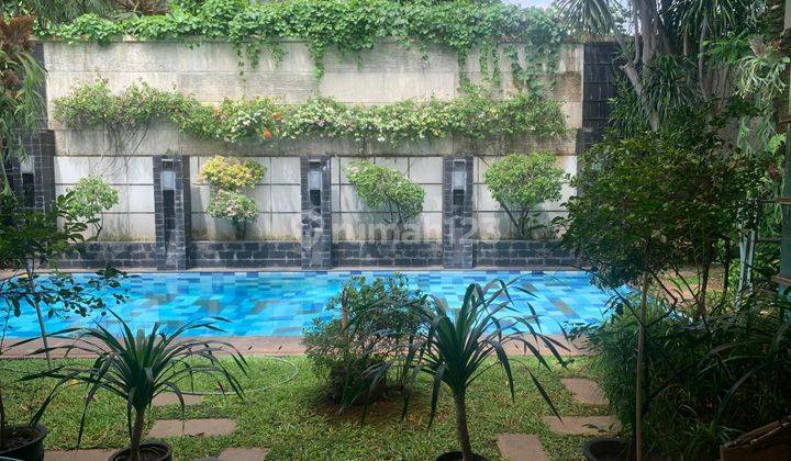 Jual Rumah Besar Dengan Furnished Dan Private Pool, di Pejaten Barat Jakarta Selatan  2