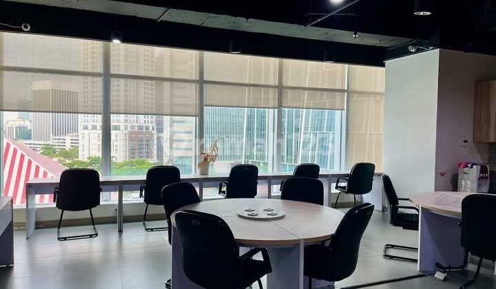 For Rent - 189M² Furnished Office, Prime Scbd Location | Equity Tower, Jakarta Selatan