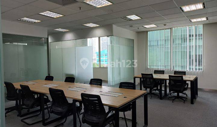 Sewa Ruang Kantor Furnished Menara Dea, Area Mega Kuningan Jakarta Selatan