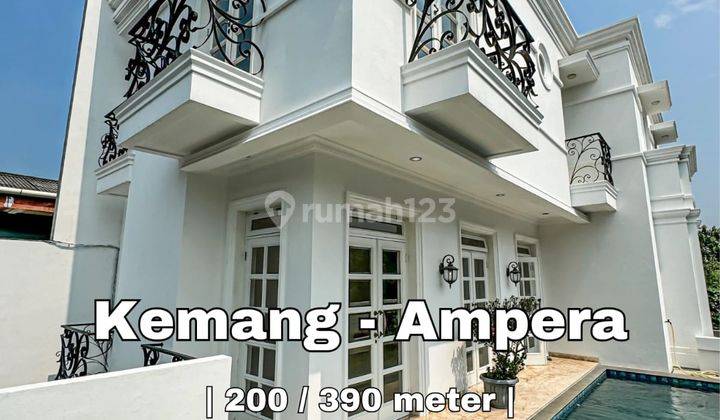 Dijual Rumah Baru Siap Huni Dengan Pool, Kemang Ampera Jakarta Selata 1