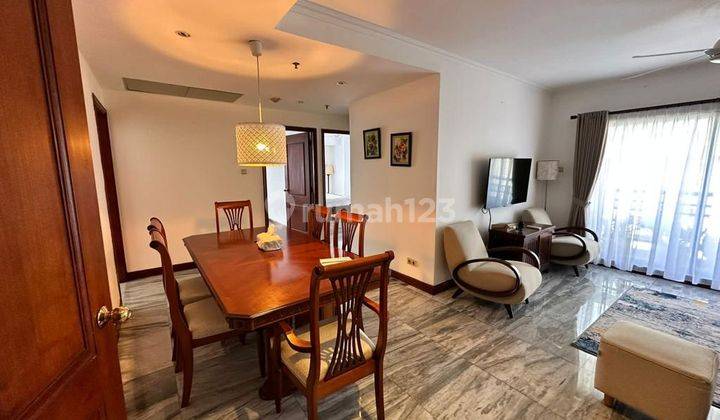 Sewa Apartemen Pavilion Sudirman Jakarta Pusat, 3BR Furnished Luas 140sqm 1