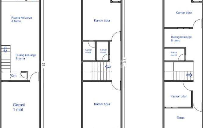 Dijual Rumah Baru 3 Lantai, Ready April 2025, Lokasi Tanjung Duren, Grogol Jakarta Barat 2