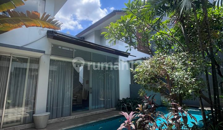 For Rent Furnished 3-Bedroom House with Private Pool - Located in a Compound, in Cipete, South Jakarta