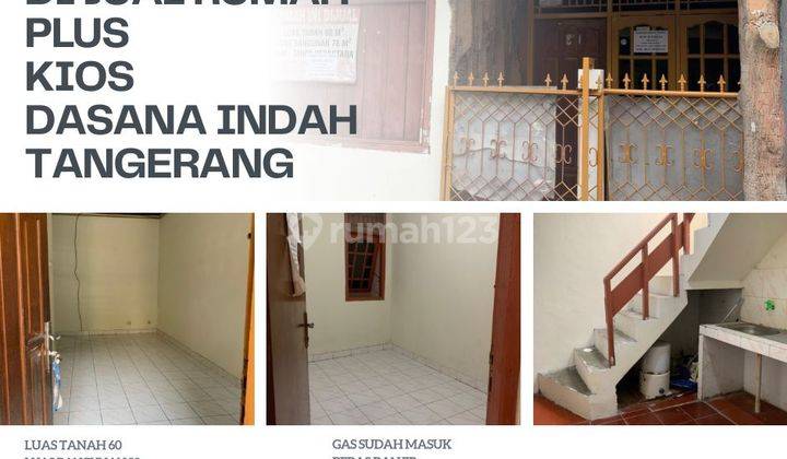 Dijual Cepat Rumah Dengan Kios di Dasana Indah, Kelapa Dua Tangerang 1