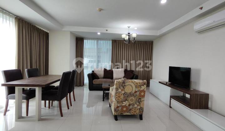 Dijual Apartemen 2 BR+1 Furnished dengan Balcony di Kemang Village Residence, Jakarta Selatan