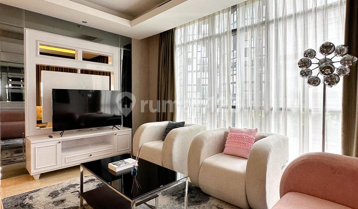 For Rent Apartment 2 Bedrooms Furnished at Senopati Suites South Jakarta