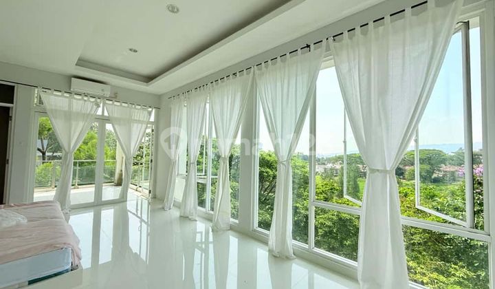 Rumah Modern Siap Huni View Golf dan Pegunungan Halaman Luas Sentul City Bogor