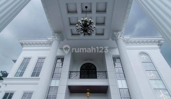 Rumah Mewah Bergaya Classic, Full Marmer, Dilengkapi Lift Dan Kolam Renang, View Pegunungan Sentul City Bogor 1