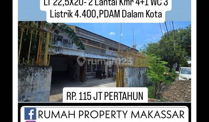 Disewakan Rumah Jl Timah
belakang Kantor Pu
lt 22,5x20- 2 Lantai
kamar 4+1 Wc 3
listrik 4.400,pdam
dalam Kota
cocok Ekspedisi 
cocok Kantor
cocok Tempat Simpan Barang
rp. 115  Jt Pertahun 1