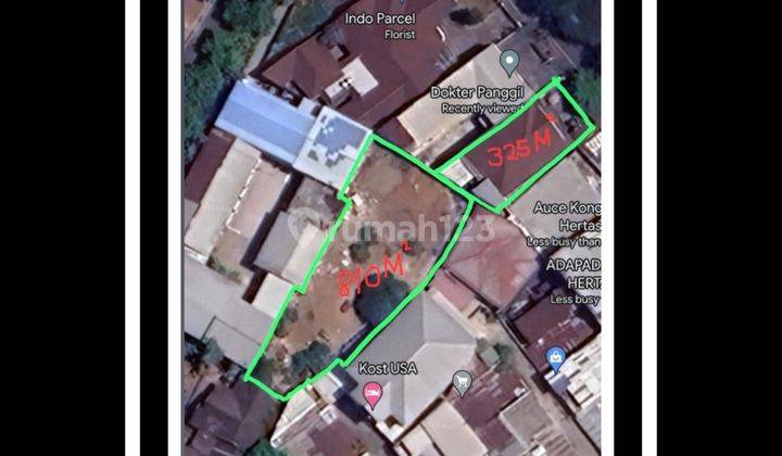 Rmh + Tanah Kosong Hertasning Lama Makassar Luas 1.135M²  Rumah Luas 325 Meter  Tanah Luas Kosong belakang rumah 810 Meter  Cocok Cafe, Bank, Resto   1