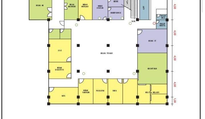 Gedung 4 Lantai Jl Ratulangi 
Luas Tanah 750 M (25X30)
Luas Bangunan 25X20X4 Lantai
Luas Parkir 25X10 Meter
Dekat Pizza HUT
Dekat KFC
Dekat Bank Bank
 2