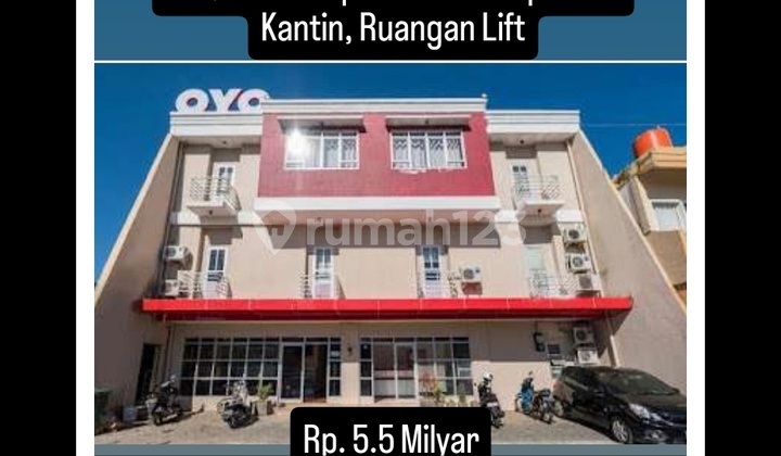 Accommodation Losari Iinjl Rajawali 3rd Floor 31 Rooms Area 375M² WiFi, PDAM Common Kitchen on Each Floor Canteen, Lift Room Rp. 5 Billion