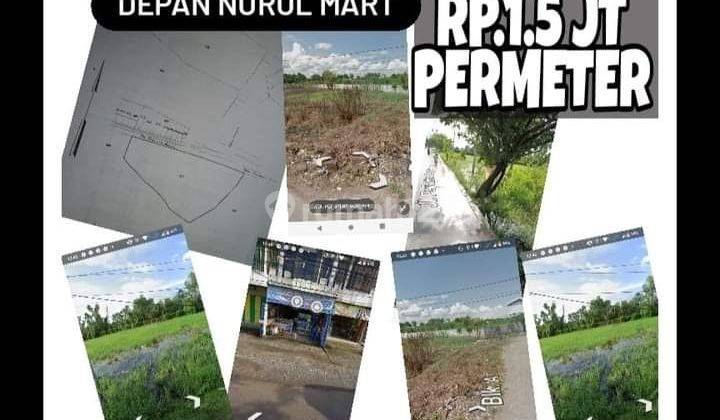 Tanah Perjanjian Bongayya Barombong
Luas  4,175 M²
Poros Jln Dekat Pertigaan Barombong Makassar Sulawesi Selatan 
Depan Nurul Mart
Dekat sekolah Pelayaran
Cck Perumahan Kecil
Rp. 1.5 JT Permeter 1