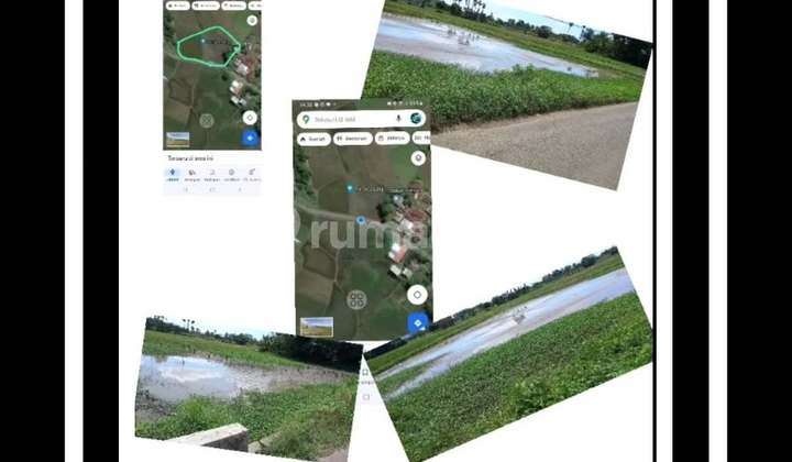 Anah Main Road on Jl Lembang Parang Gowa, Area 4076 M² - Freehold Title (SHM), Near Al Fityan School ******** IDR 500 Thousand/M²