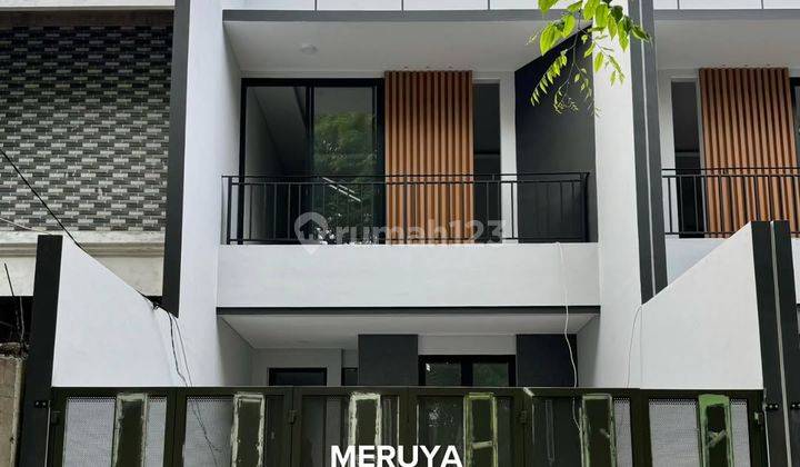 Dijual Rumah Brand New Minimalis Modern Di Meruya 5 Menit Ke Tol Jorr 1