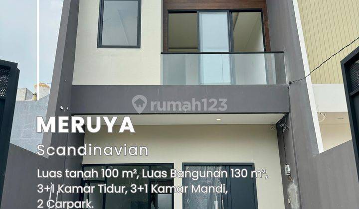 Rumah di Meruya di Meruya 2 Lantai SHM Baru 1