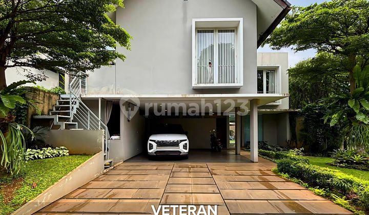 Dijual Rumah Modern Tropical Semi Furnished Lokasi Strategis Di Veteran